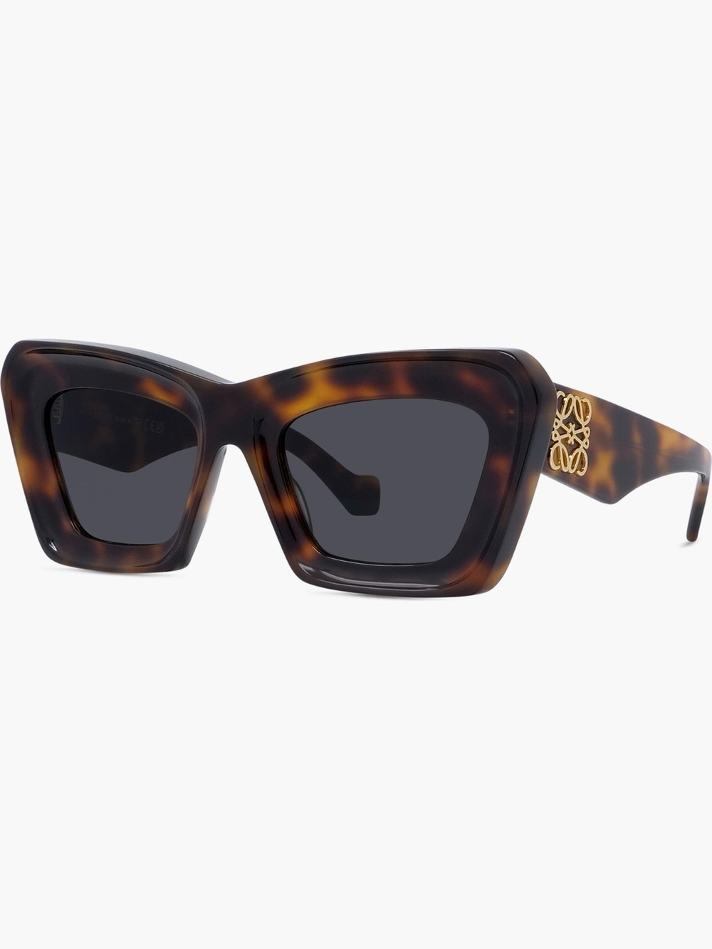 Loewe Anagram 52 mm cat eye sunglasses Dark Havana/ smoke